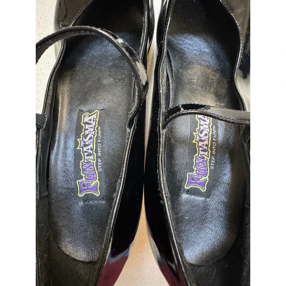 Pleaser Funtasma Size 8 Sexy Mary Jane Pump Chunky High Heels Adult Women